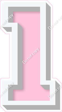 VA 12" Individuals - Flat Baby Pink 1