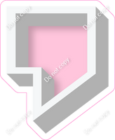 VA 12" Individuals - Flat Baby Pink Apostrophe