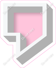 VA 12" Individuals - Flat Baby Pink Apostrophe