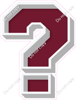 VA 12" Individuals - Flat Burgundy ?