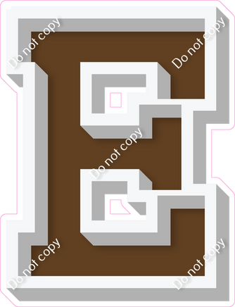 VA 12" Individuals - Flat Chocolate E