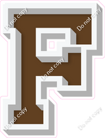 VA 12" Individuals - Flat Chocolate F