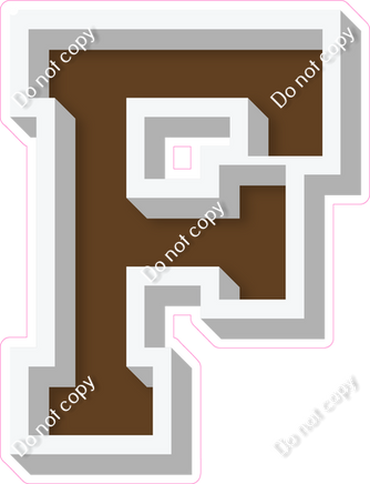 VA 12" Individuals - Flat Chocolate F