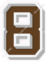 VA 12" Individuals - Flat Chocolate 8