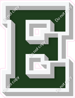 VA 12" Individuals - Flat Hunter Green E