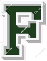 VA 12" Individuals - Flat Hunter Green F