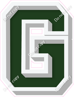 VA 12" Individuals - Flat Hunter Green G