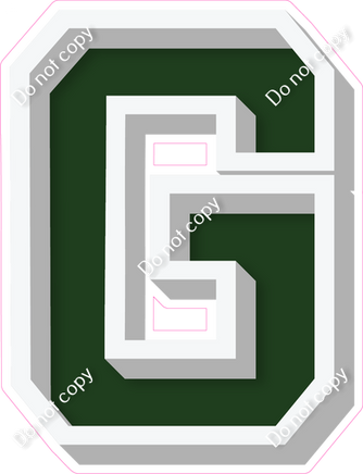 VA 12" Individuals - Flat Hunter Green G