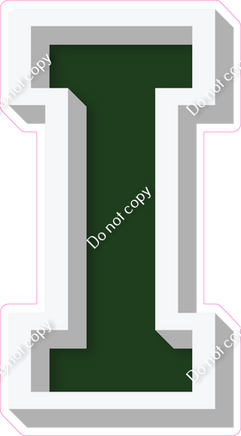 VA 12" Individuals - Flat Hunter Green I