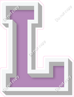 VA 12" Individuals - Flat Lavender L