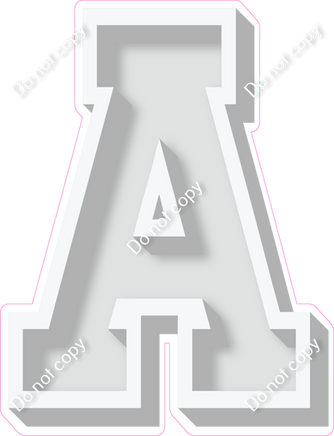 VA 12" Individuals - Flat Light Grey A