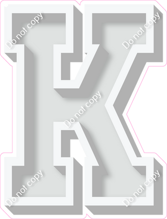 VA 12" Individuals - Flat Light Grey K