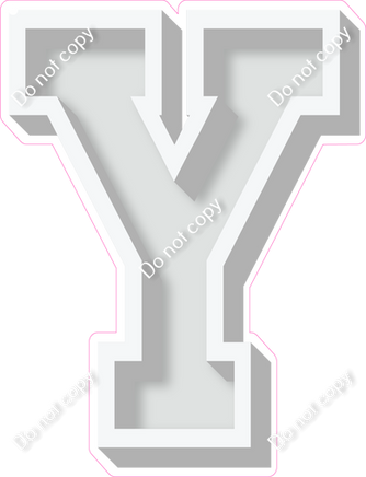 VA 12" Individuals - Flat Light Grey Y