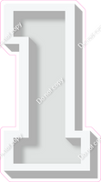 VA 12" Individuals - Flat Light Grey 1