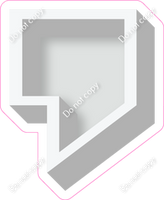 VA 12" Individuals - Flat Light Grey Apostrophe