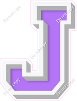 VA 12" Individuals - Flat Lilac J