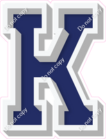VA 12" Individuals - Flat Navy Blue K
