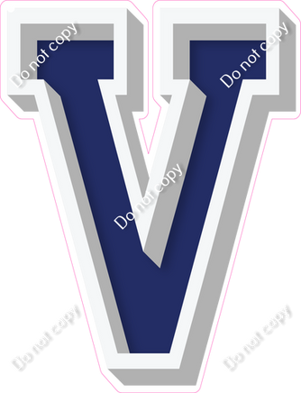 VA 12" Individuals - Flat Navy Blue V