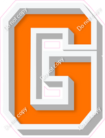 VA 12" Individuals - Flat Orange G