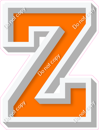VA 12" Individuals - Flat Orange Z