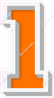 VA 12" Individuals - Flat Orange 1