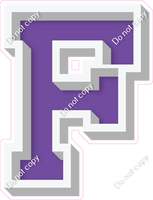 VA 12" Individuals - Flat Purple F
