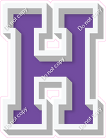 VA 12" Individuals - Flat Purple H
