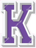 VA 12" Individuals - Flat Purple K