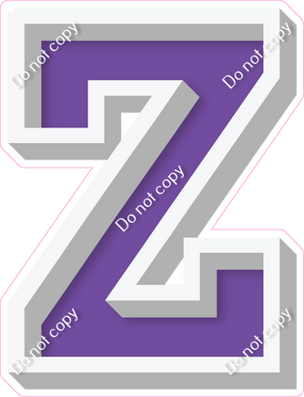 VA 12" Individuals - Flat Purple Z