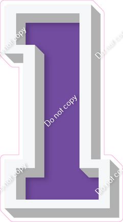 VA 12" Individuals - Flat Purple 1