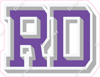 VA 12" Individuals - Flat Purple RD