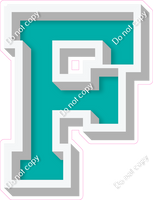 VA 12" Individuals - Flat Teal F