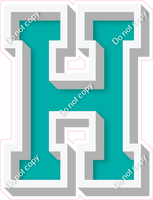 VA 12" Individuals - Flat Teal H