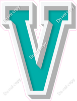 VA 12" Individuals - Flat Teal V