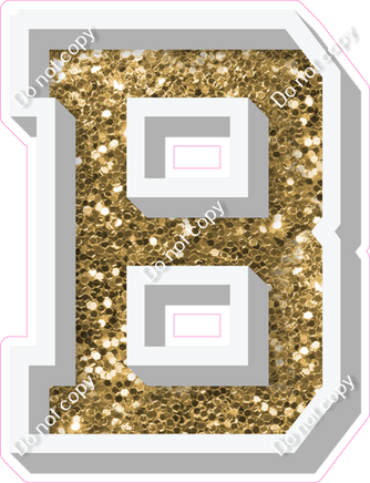 VA 12" Individuals - Gold Sparkle B