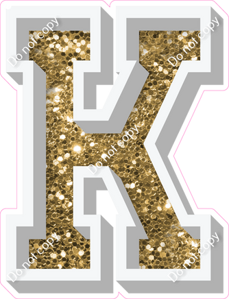 VA 12" Individuals - Gold Sparkle K