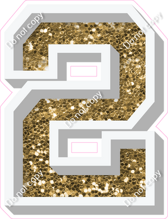 VA 12" Individuals - Gold Sparkle 2