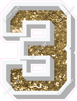 VA 12" Individuals - Gold Sparkle 3