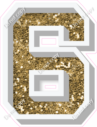 VA 12" Individuals - Gold Sparkle 6