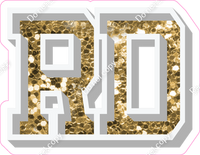 VA 12" Individuals - Gold Sparkle RD