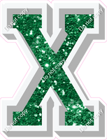 VA 12" Individuals - Green Sparkle X