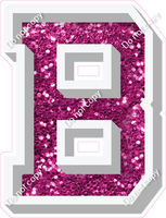 VA 12" Individuals - Hot Pink Sparkle B
