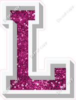 VA 12" Individuals - Hot Pink Sparkle L
