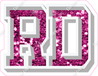 VA 12" Individuals - Hot Pink Sparkle RD