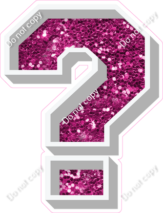 VA 12" Individuals - Hot Pink Sparkle ?