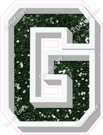 VA 12" Individuals - Hunter Green Sparkle G