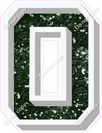 VA 12" Individuals - Hunter Green Sparkle O