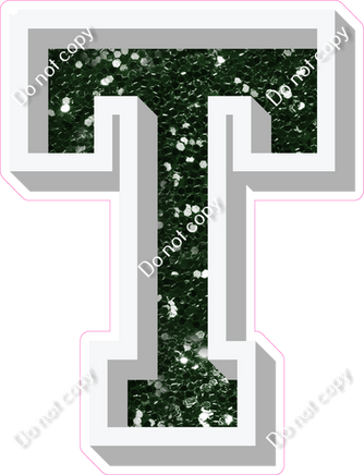 VA 12" Individuals - Hunter Green Sparkle T