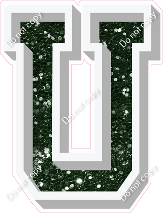 VA 12" Individuals - Hunter Green Sparkle U