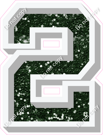 VA 12" Individuals - Hunter Green Sparkle 2